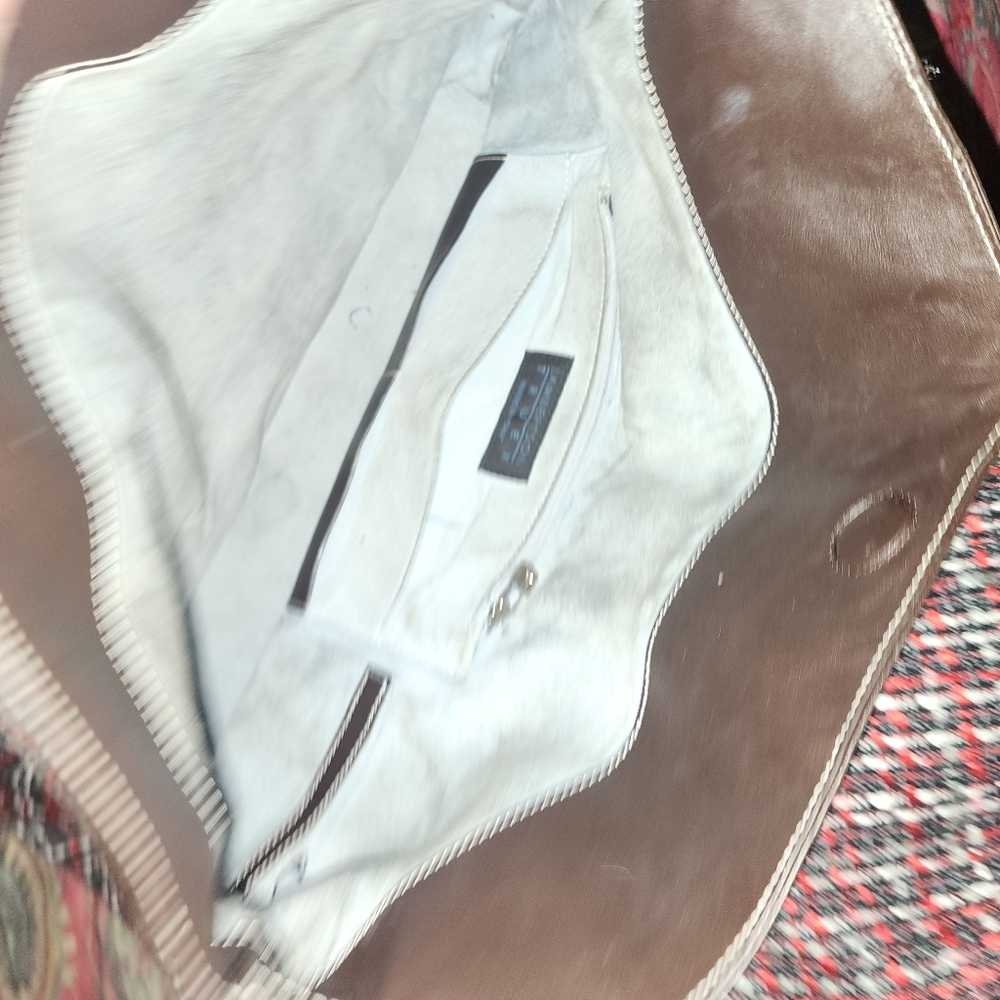 Lambertson Truex Classic Leather Hobo Bag in Dark Brown - Picture 12 of 12